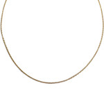 Chaîne d'occasion or 750 jaune maille forçat 48,5 cm - vue 1