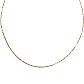 Chaîne d'occasion or 750 jaune maille forçat 48,5 cm