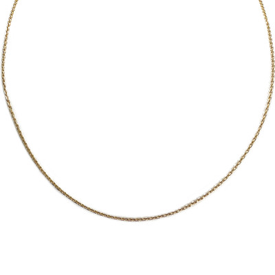 Chaîne d'occasion or 750 jaune maille forçat 48,5 cm
