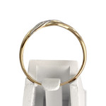 Bague d'occasion or 750 2 tons diamants - vue 3