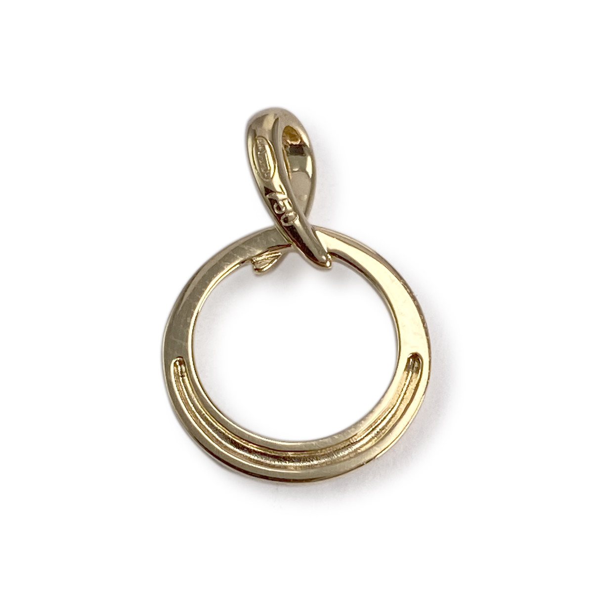 Pendentif d'occasion  or 2 tons 750 diamants - vue 2
