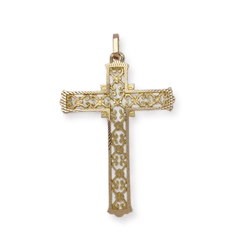 Croix d'occasion or 750 jaune