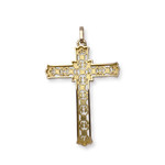 Croix d'occasion or 750 jaune - vue 2