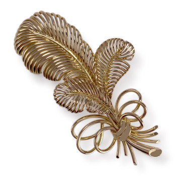 Broche d'occasion or 750 jaune