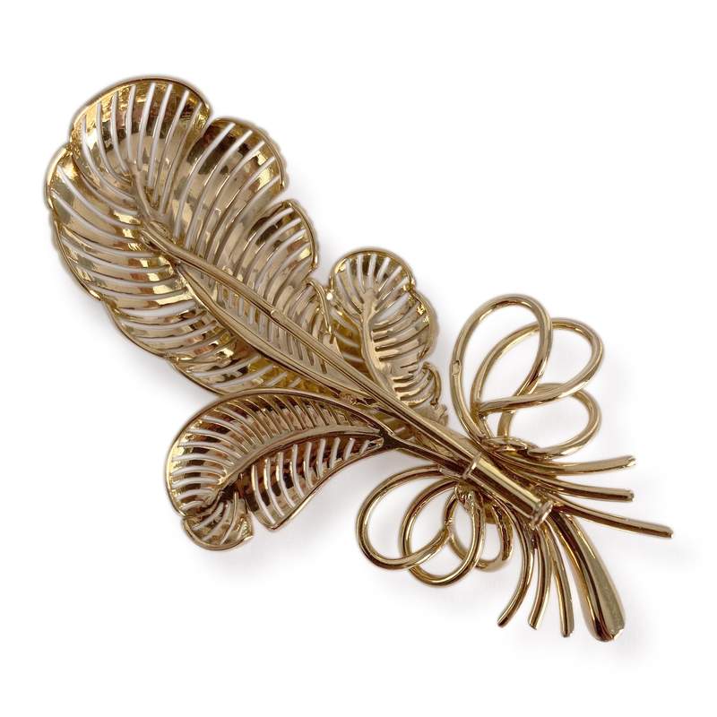 Broche d'occasion or 750 jaune - vue 2