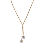Bolas d'occasion or 375 jaune maille fantaisie pierres synthetiques - vue 1