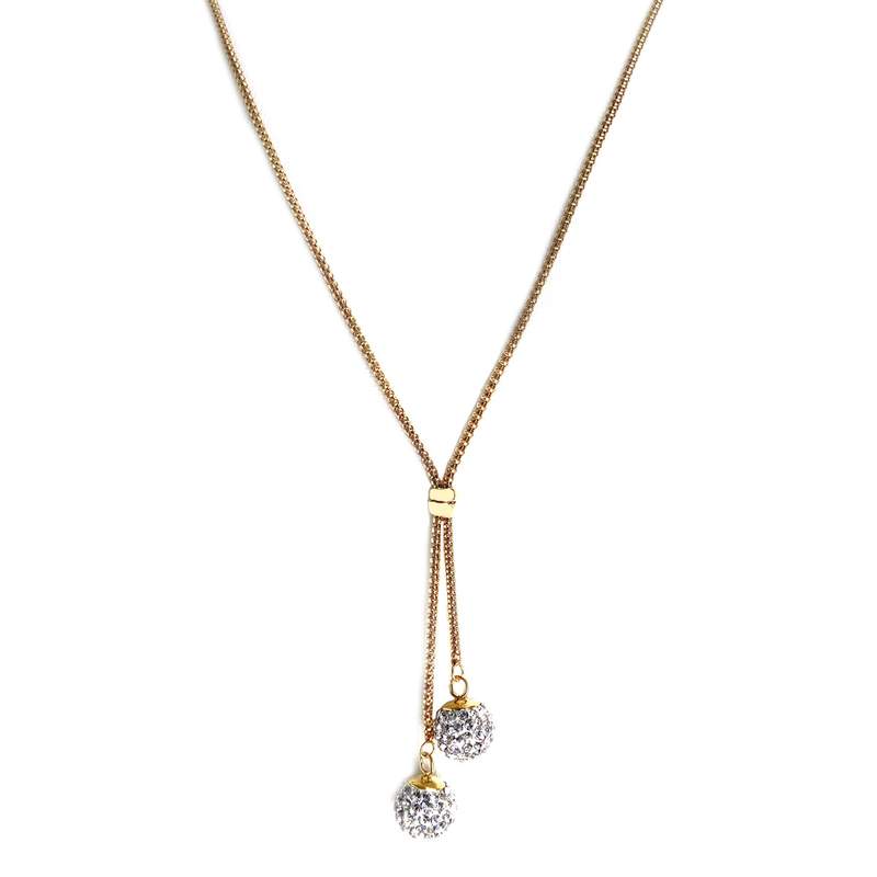 Bolas d'occasion or 375 jaune maille fantaisie pierres synthetiques - vue 1