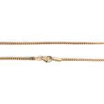 Collier d'occasion or 375 jaune maille fantaisie pierres synthetiques 44 cm - vue 3