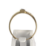 Bague d'occasion or 750 jaune saphir zirconias - vue 3