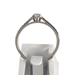 Bague d'occasion or 750 blanc diamants - vue 3