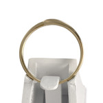Solitaire d'occasion or 750 jaune diamant - vue 3