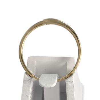 Solitaire tweedehands goud 750 gele diamant