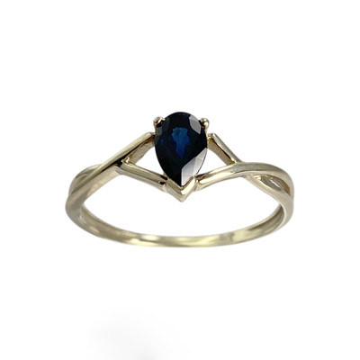Bague d'occasion or 375 jaune saphir - vue 1