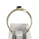 Bague d'occasion or 375 jaune saphir - vue 3