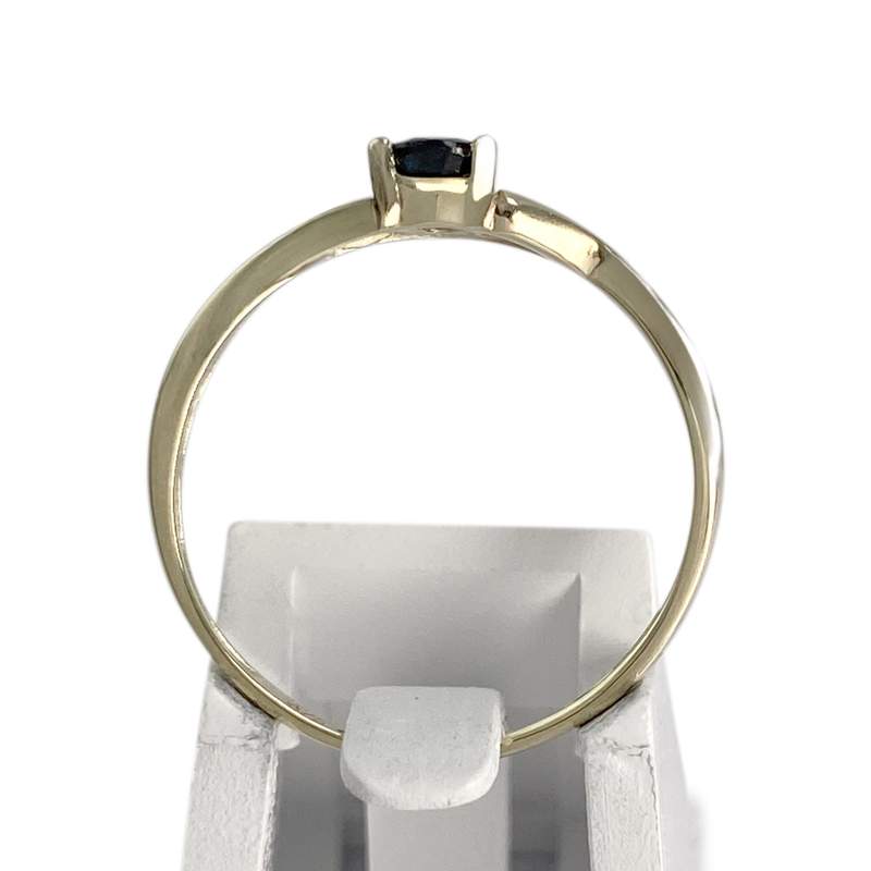 Bague d'occasion or 375 jaune saphir - vue 3