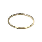 Bague d'occasion or 750 jaune diamants - vue 1