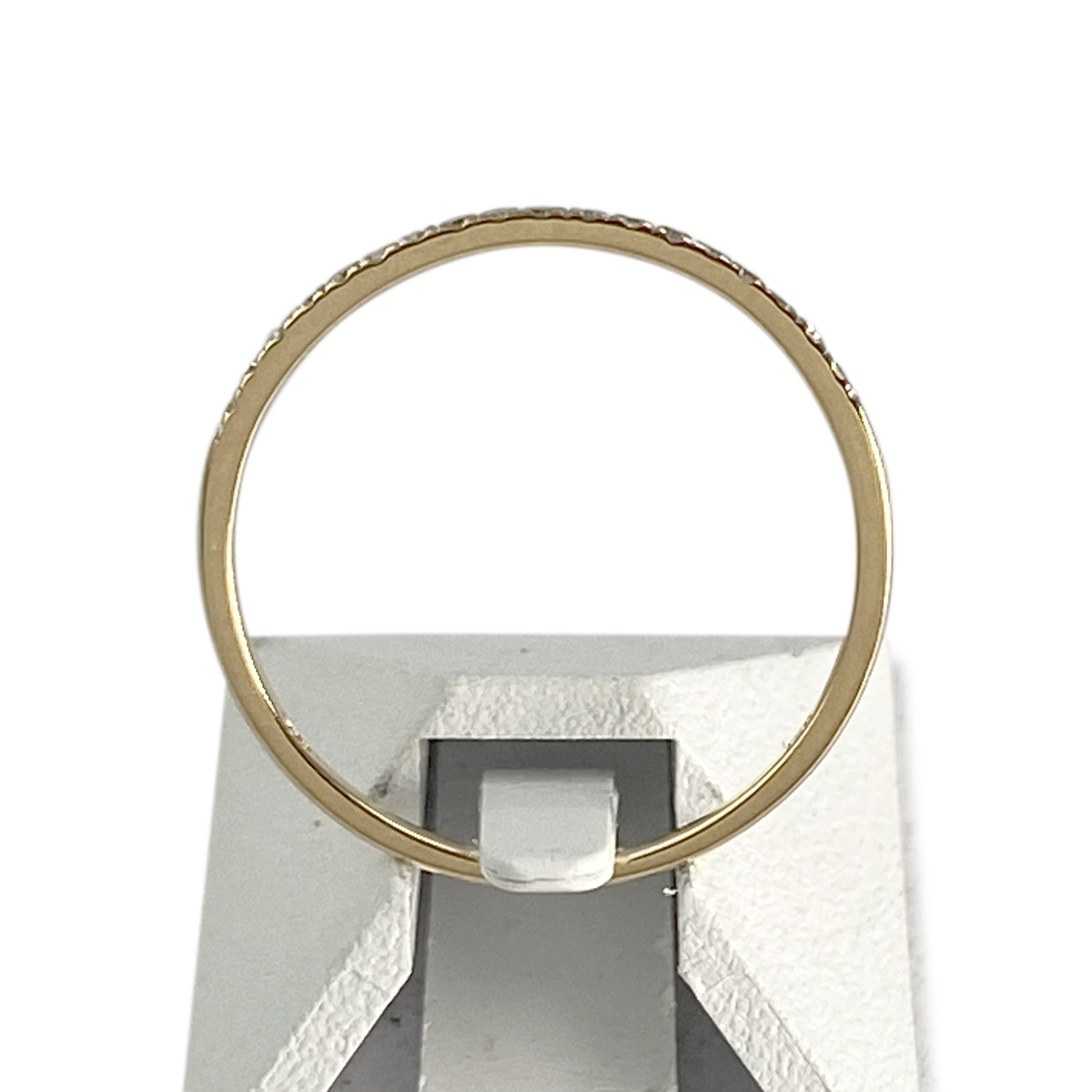 Bague d'occasion or 750 jaune diamants - vue 3