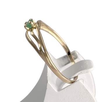 Bague d'occasion or 750 jaune émeraude