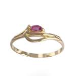 Bague d'occasion or 750 jaune rubis - vue 1