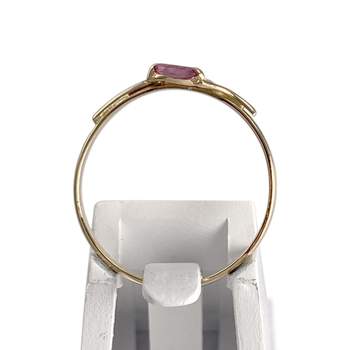 Bague d'occasion or 750 jaune rubis