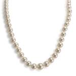 Collier d'occasion or 750 jaune perles de culture - vue 1