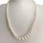 Collier d'occasion or 750 jaune perles de culture - vue 2