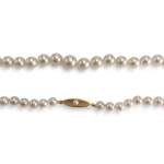 Collier d'occasion or 750 jaune perles de culture - vue 3