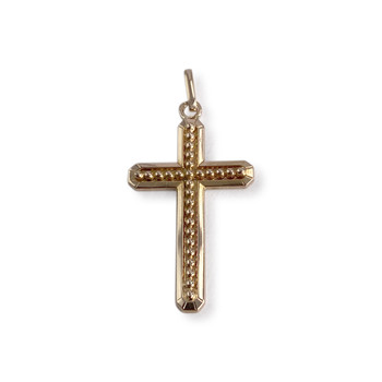 Croix d'occasion or 750 jaune