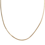 Chaîne d'occasion or 750 jaune maille gourmette 45.5 cm - vue 1