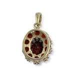 Pendentif d'occasion or 750 jaune grenat grenat - vue 2