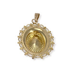Pendentif d'occasion or 750 jaune perle d'eau douce - vue 2