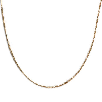 Chaîne d'occasion or 750 jaune maille gourmette 47 cm