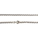 Tweedehands ketting van 750 witgoud met jaseron-schakels, 42 cm - afbeelding 3