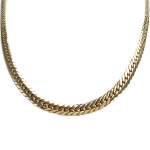 Collier d'occasion en or jaune 750, maille anglaise, 42.5 cm - vue 1