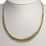 Collier d'occasion or 750 jaune maille anglaise - vue 2