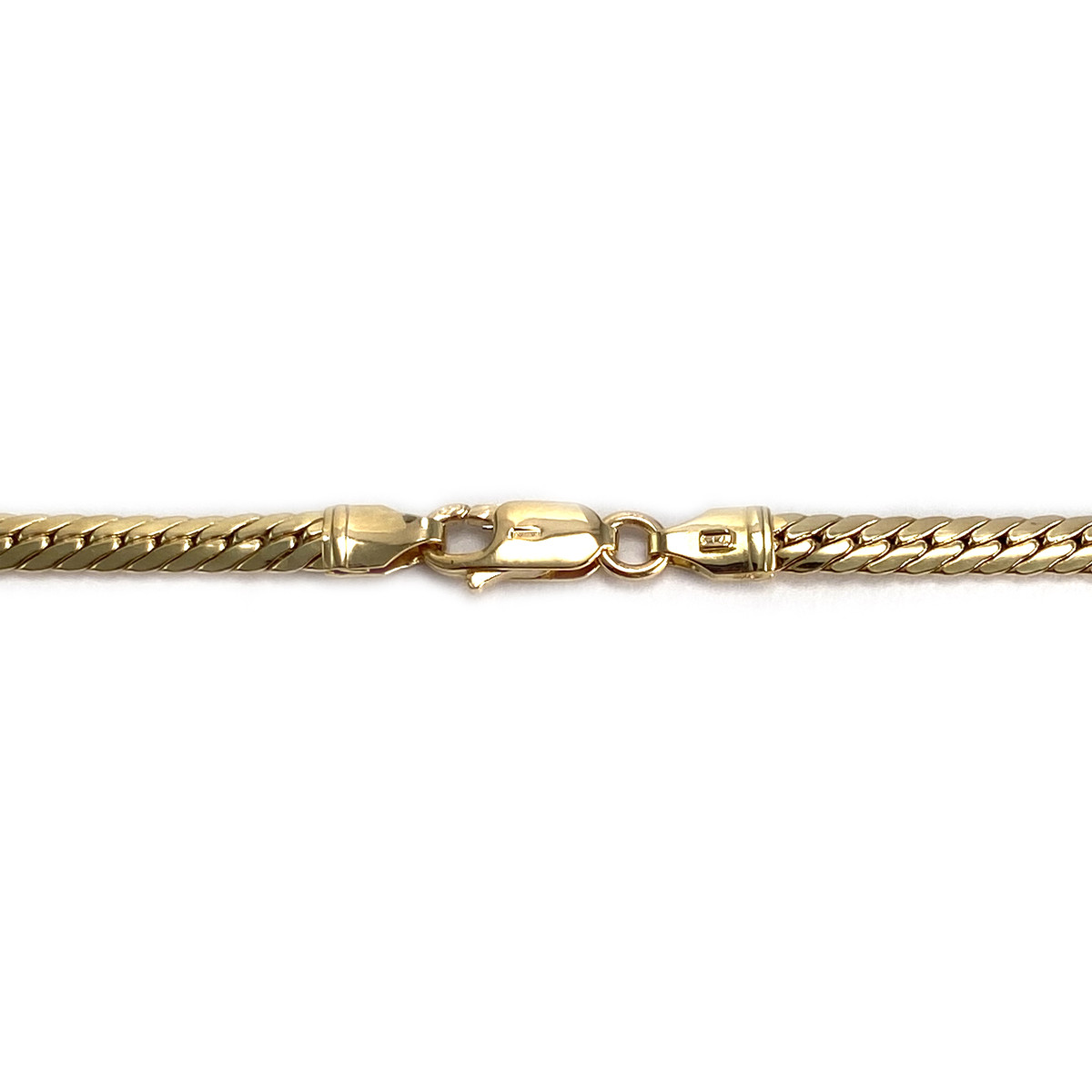Collier d'occasion or 750 jaune maille anglaise - vue 3