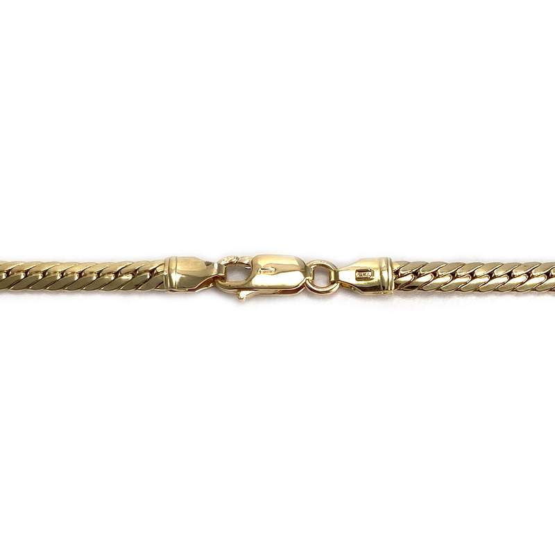 Collier d'occasion or 750 jaune maille anglaise - vue 3