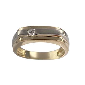Bague d'occasion 2 ors 750 diamant