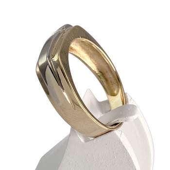 Bague d'occasion 2 ors 750 diamant