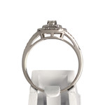 Bague d'occasion or 750 blanc diamant diamant diamant - vue 3