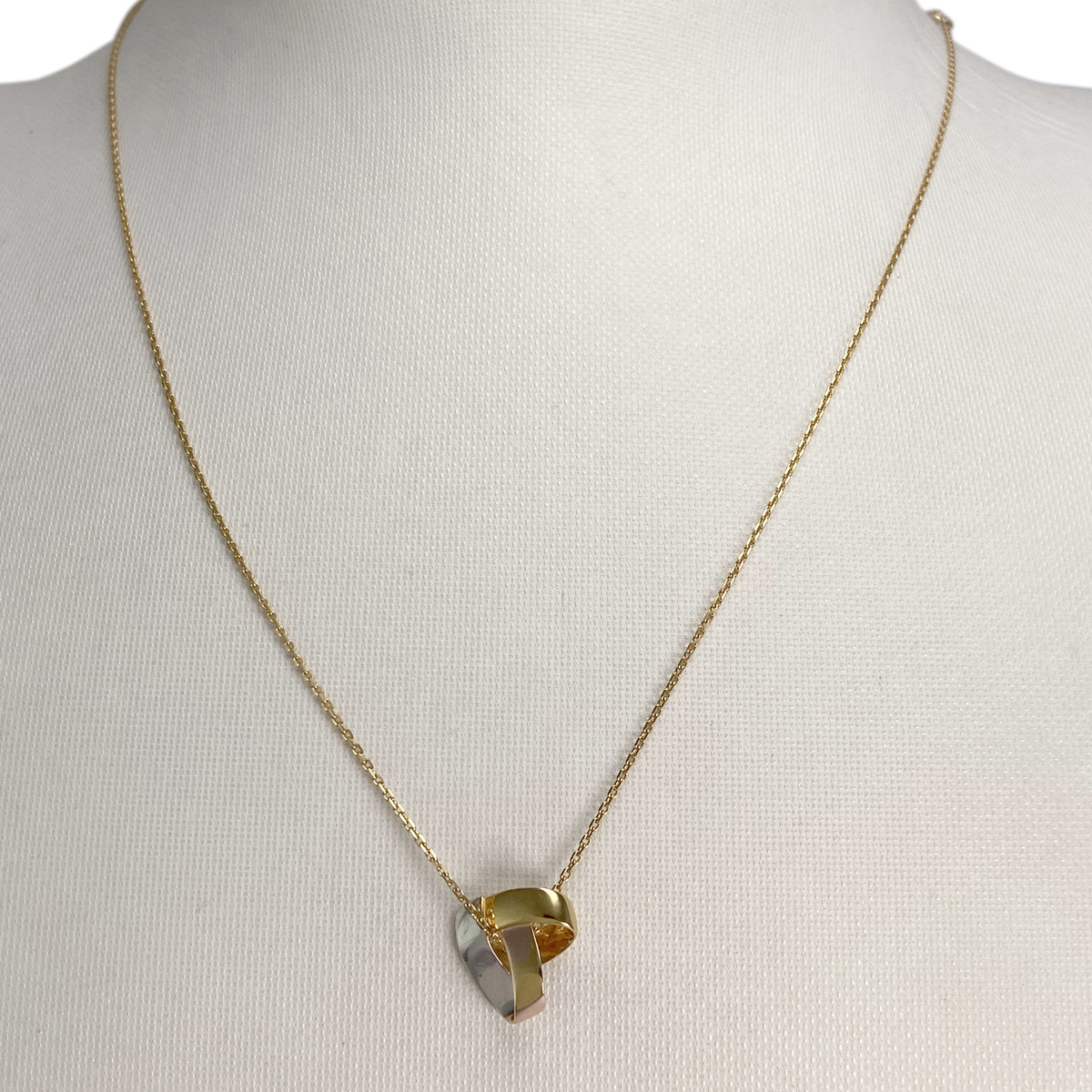 Collier d'occasion 3 ors 375 maille forcat - vue 2