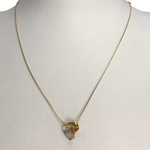 Collier d'occasion 3 ors 375 maille forcat - vue 2