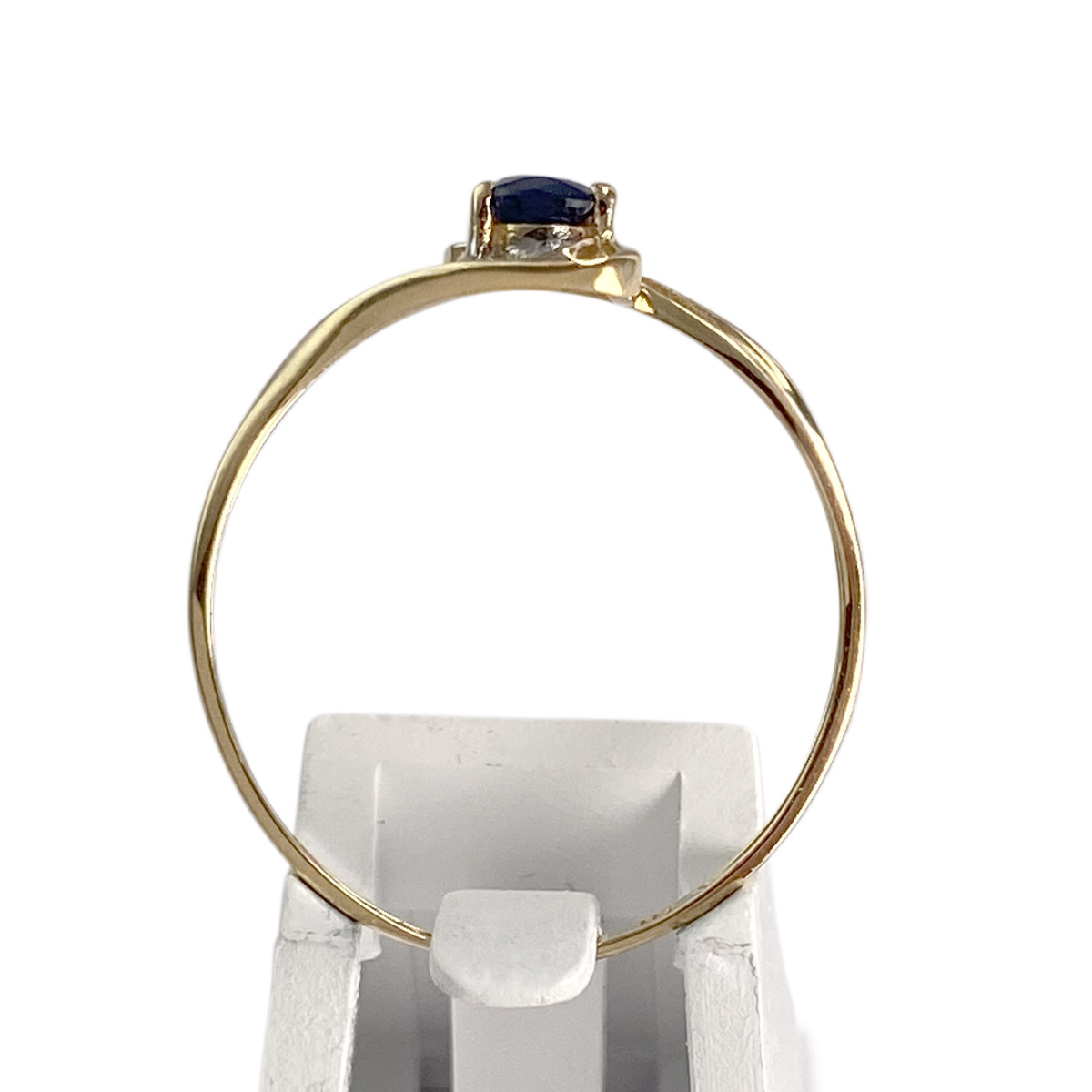 Bague d'occasion or 750 2 tons saphir - vue 3