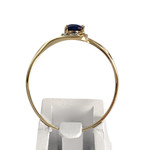 Bague d'occasion or 750 2 tons saphir - vue 3