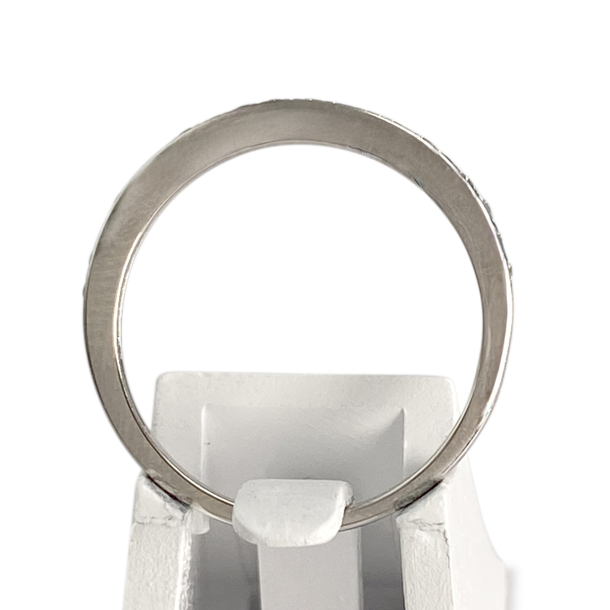 Bague d'occasion or 375 blanc diamants - vue 3