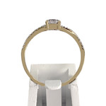Bague d'occasion or 375 jaune zirconias - vue 3