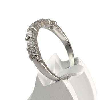 Bague d'occasion or 750 blanc diamants
