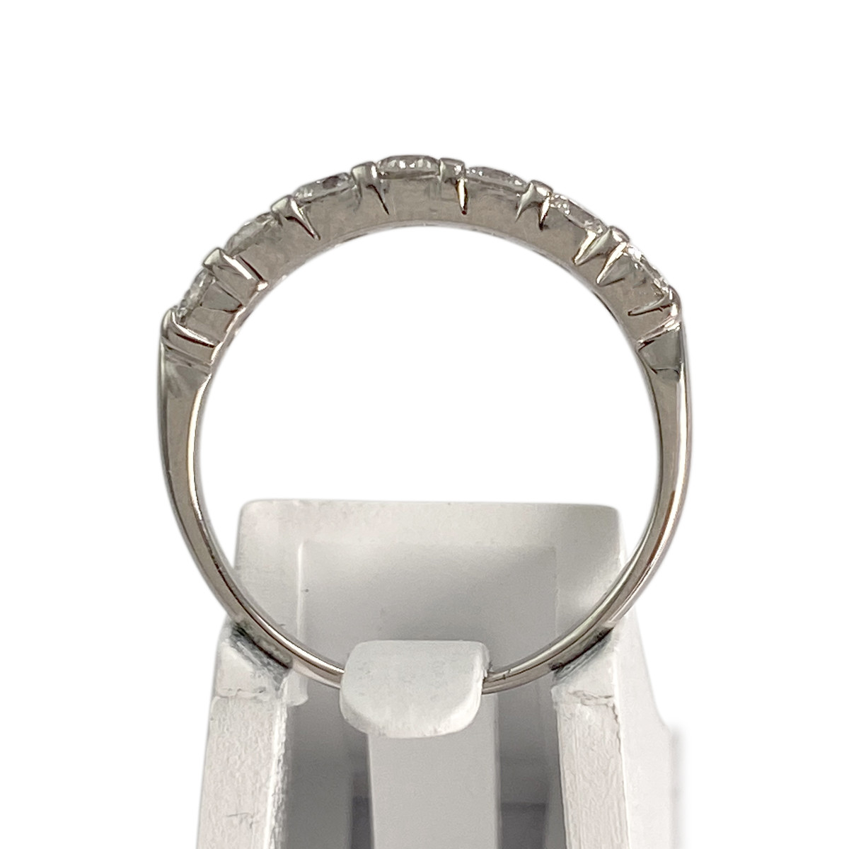 Bague d'occasion or 750 blanc diamants - vue 3