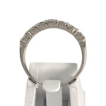 Bague d'occasion or 750 blanc diamants - vue 3