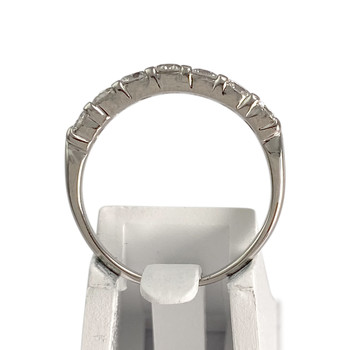 Bague d'occasion or 750 blanc diamants